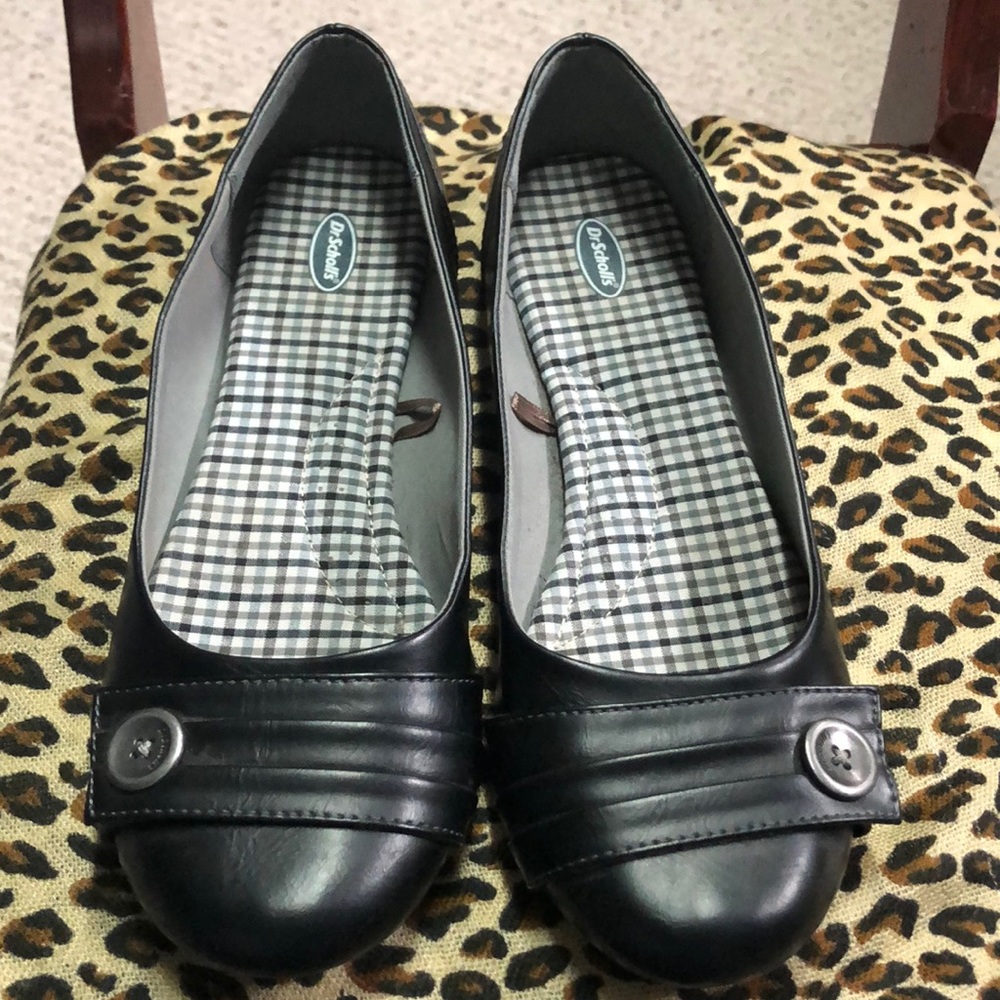 Dr Scholls black flats